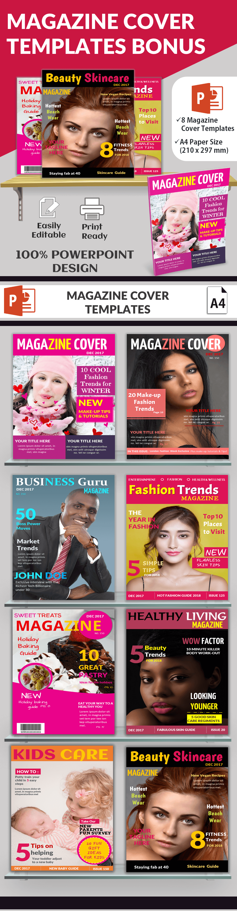 Magazine covers