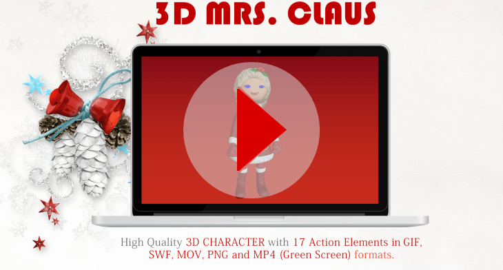 3D_Mrs Claus