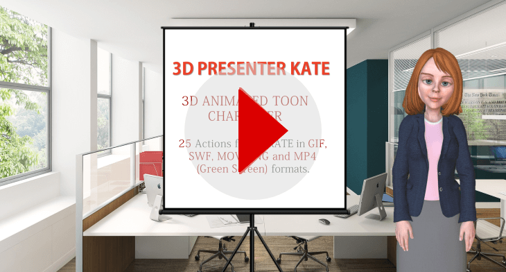 3D Presenter Kate