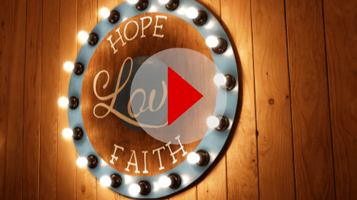 hope faith light bulbs