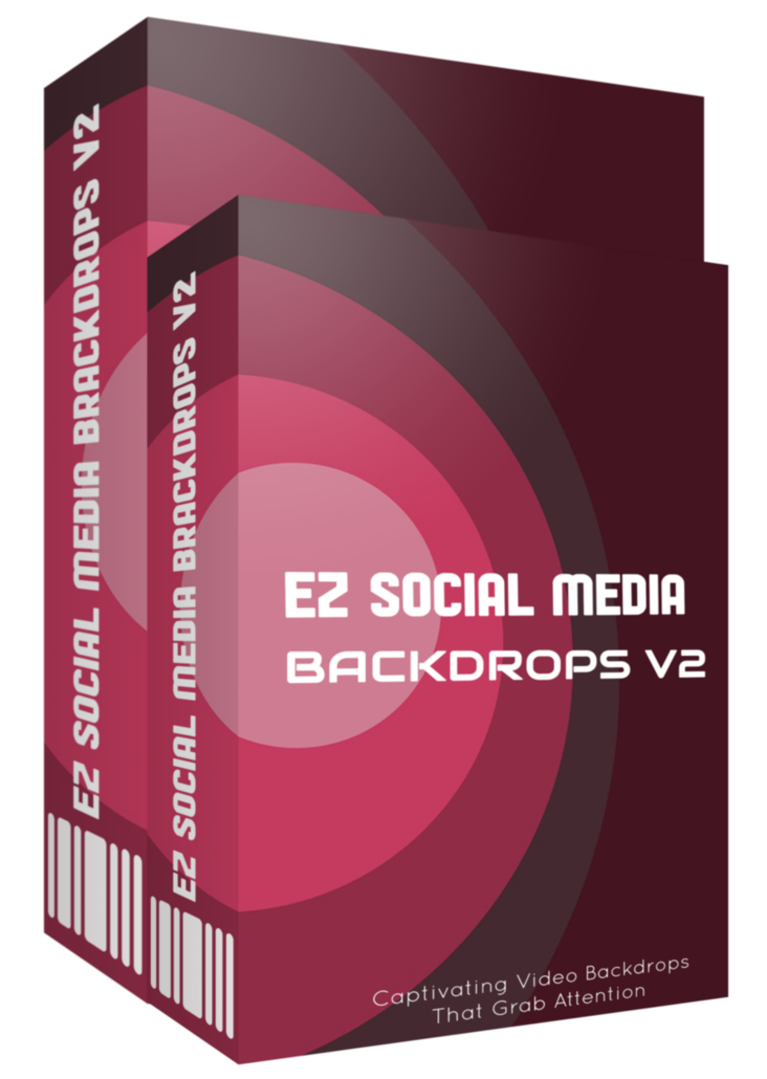 Ez Social Media Backdrops Box