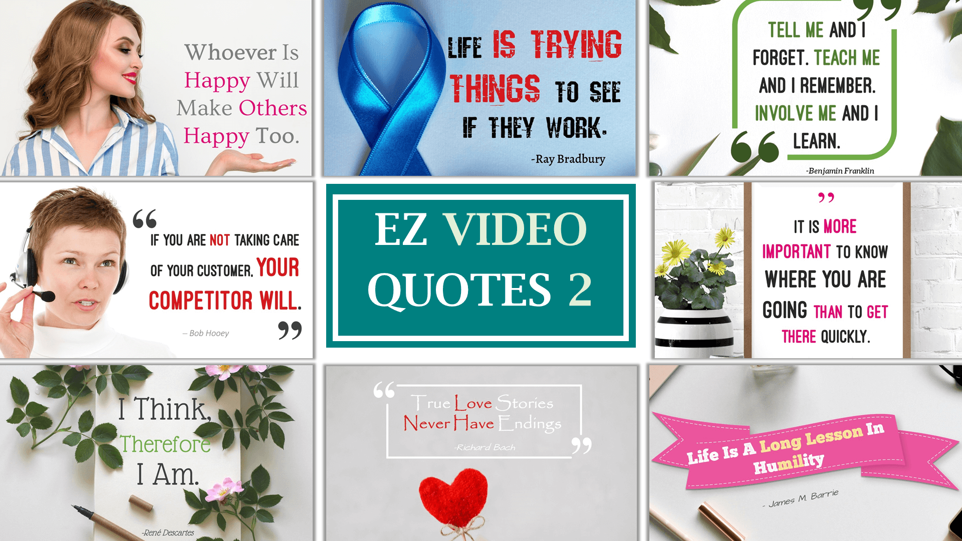 EZ video Quotes Display