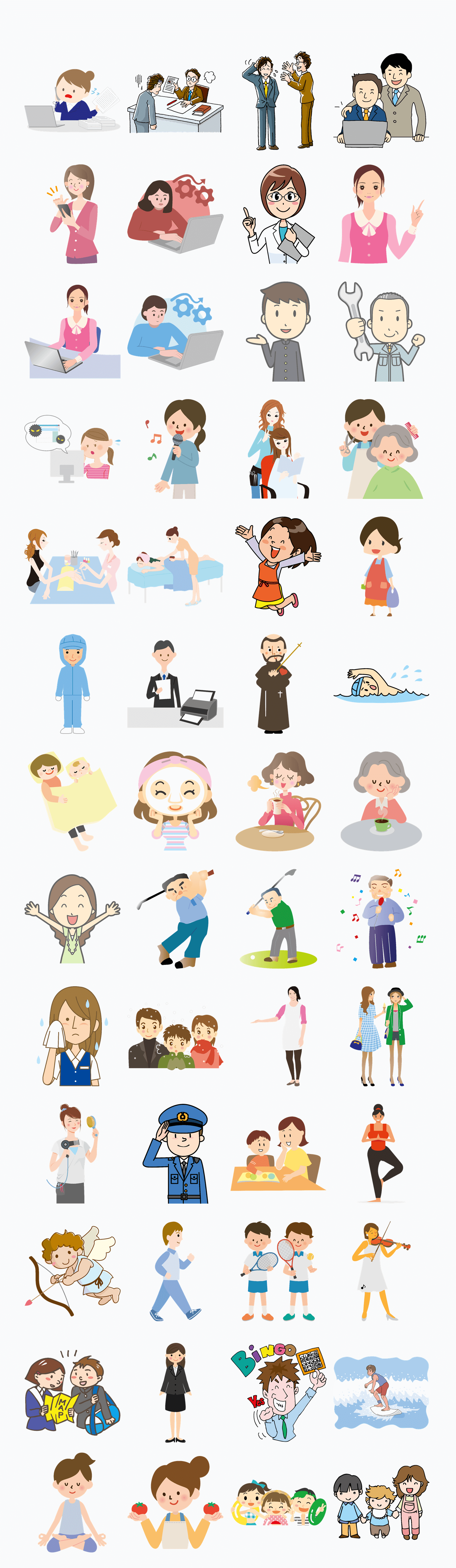 Marketing character Vectors