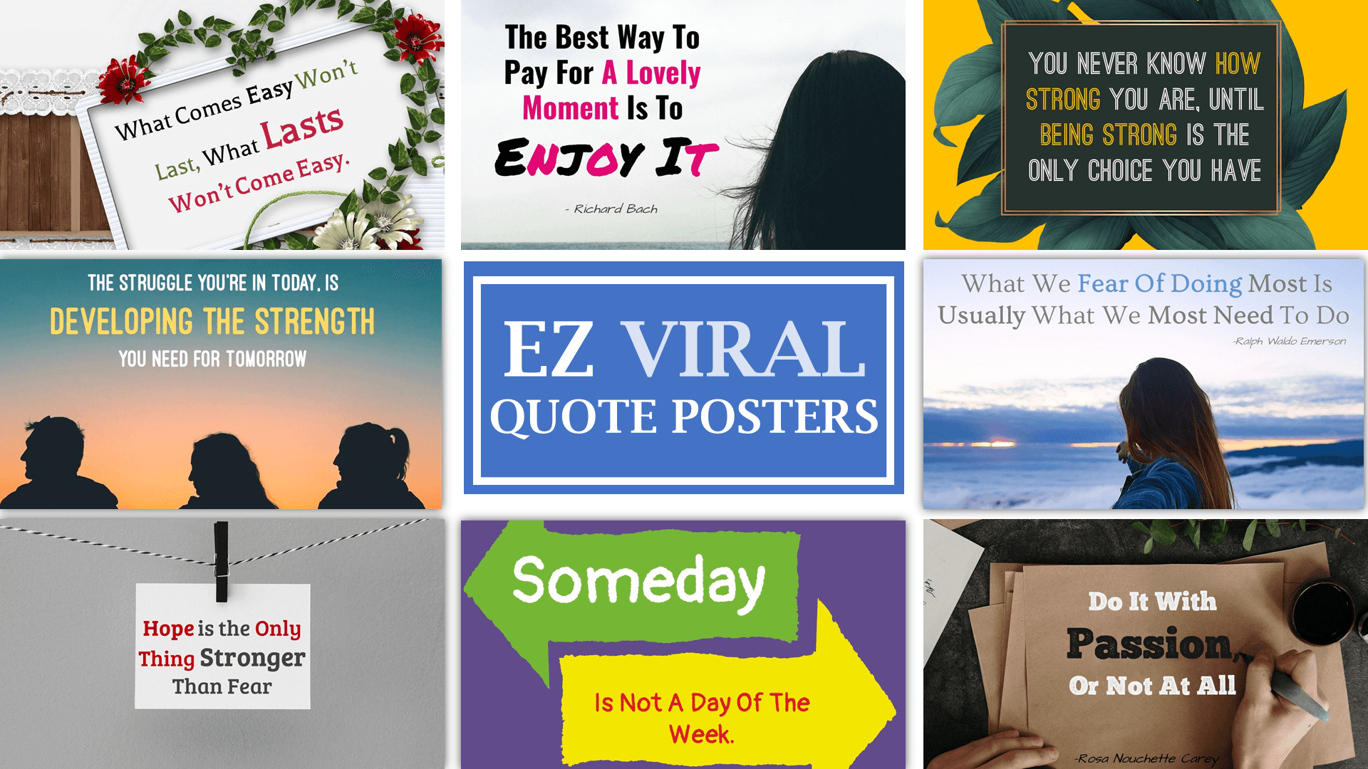 EZ viral Quotes Display1