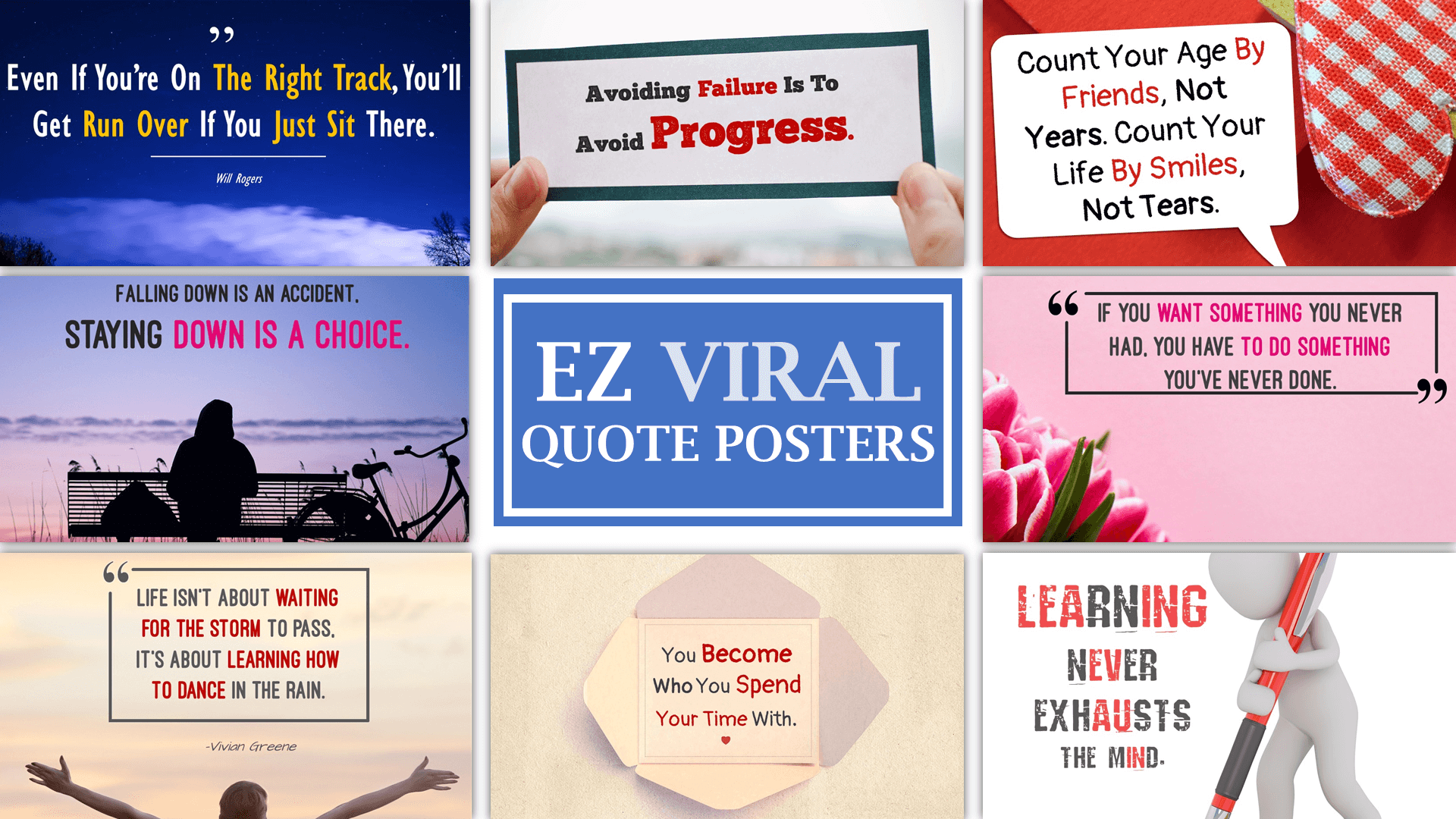 EZ viral Quotes Display2