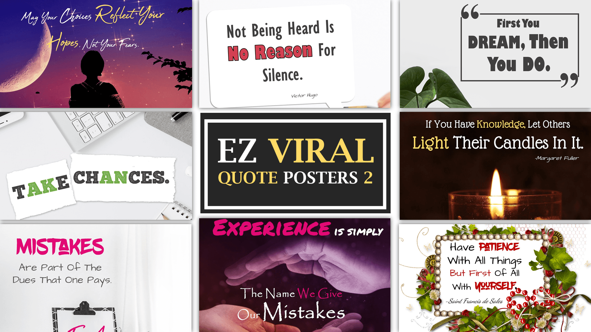 EZ viral Quotes Display2