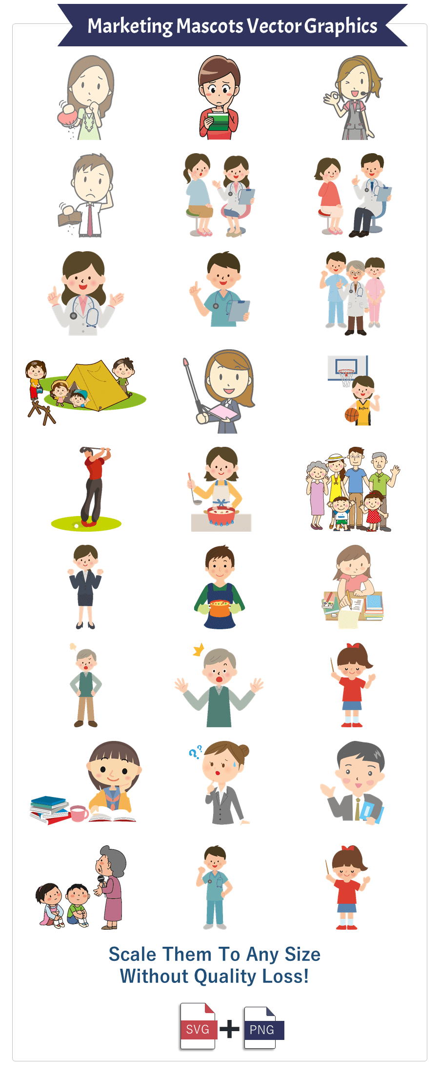 Marketing Vector Characters 1