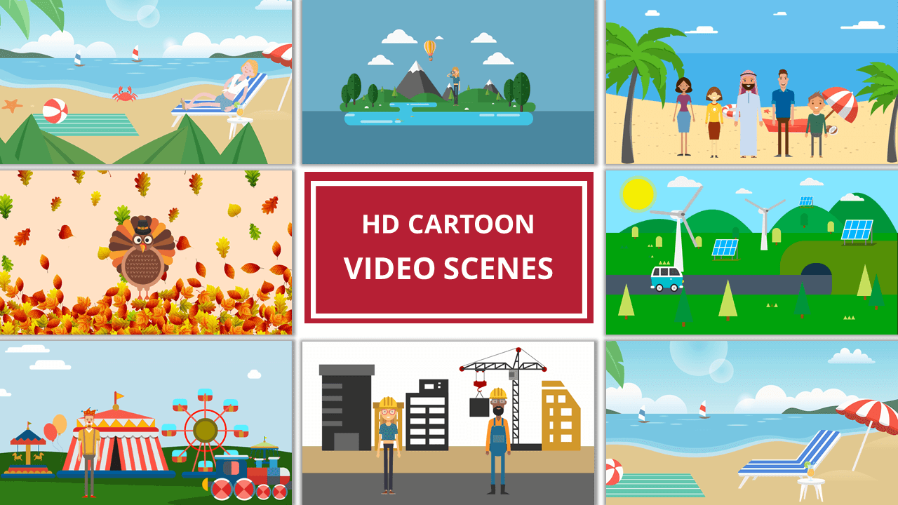 cartoon Video Scenes