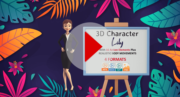 3D_Character_Lily_Display