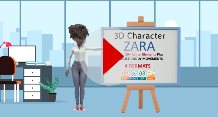 3D_Character_ZARA_Display