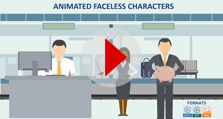 Animated_Faceless_Characters_Display