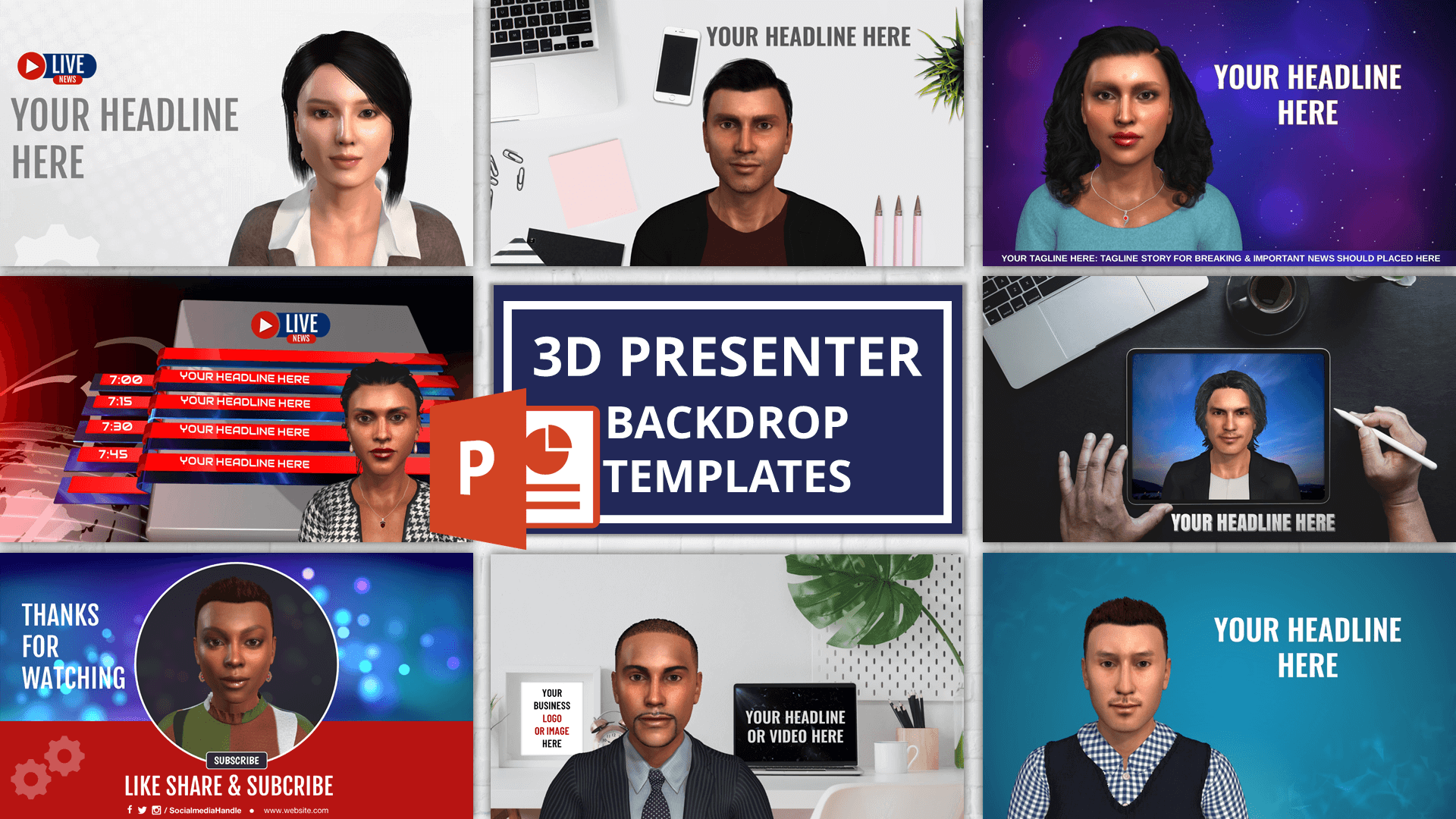 3d-presenter-backdrops-Templates